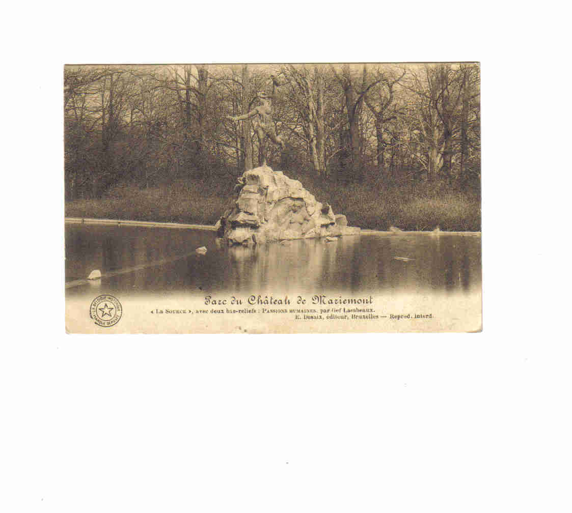 Mariemont Parc Du Chateau 1914 - Morlanwelz