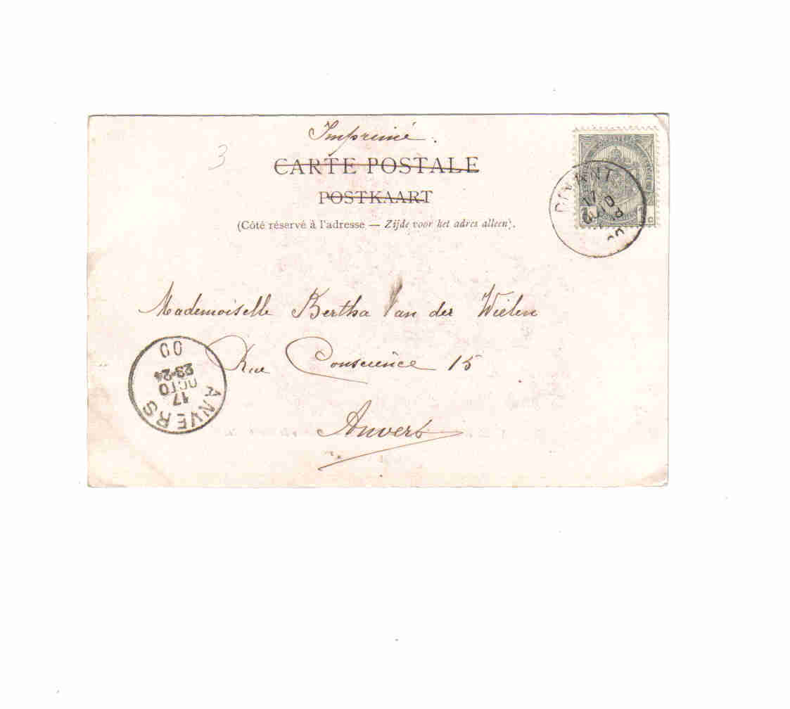 Montaigle Les Ruines N°6162 1900 - Yvoir