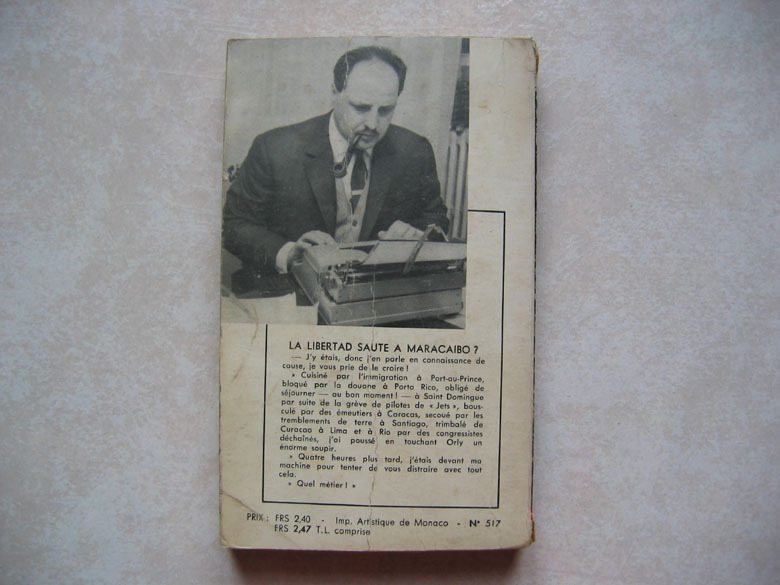 Fleuve Noir, Espionnage, Claude Rank : N° 517 " La Libertad Saute à Maracaïbo ", 1965. - Fleuve Noir