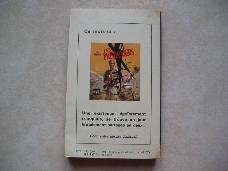 Fleuve Noir, Espionnage, Alain Yaouanc : N° 574 " Une Brune Pour L´espion ", 1966. - Fleuve Noir