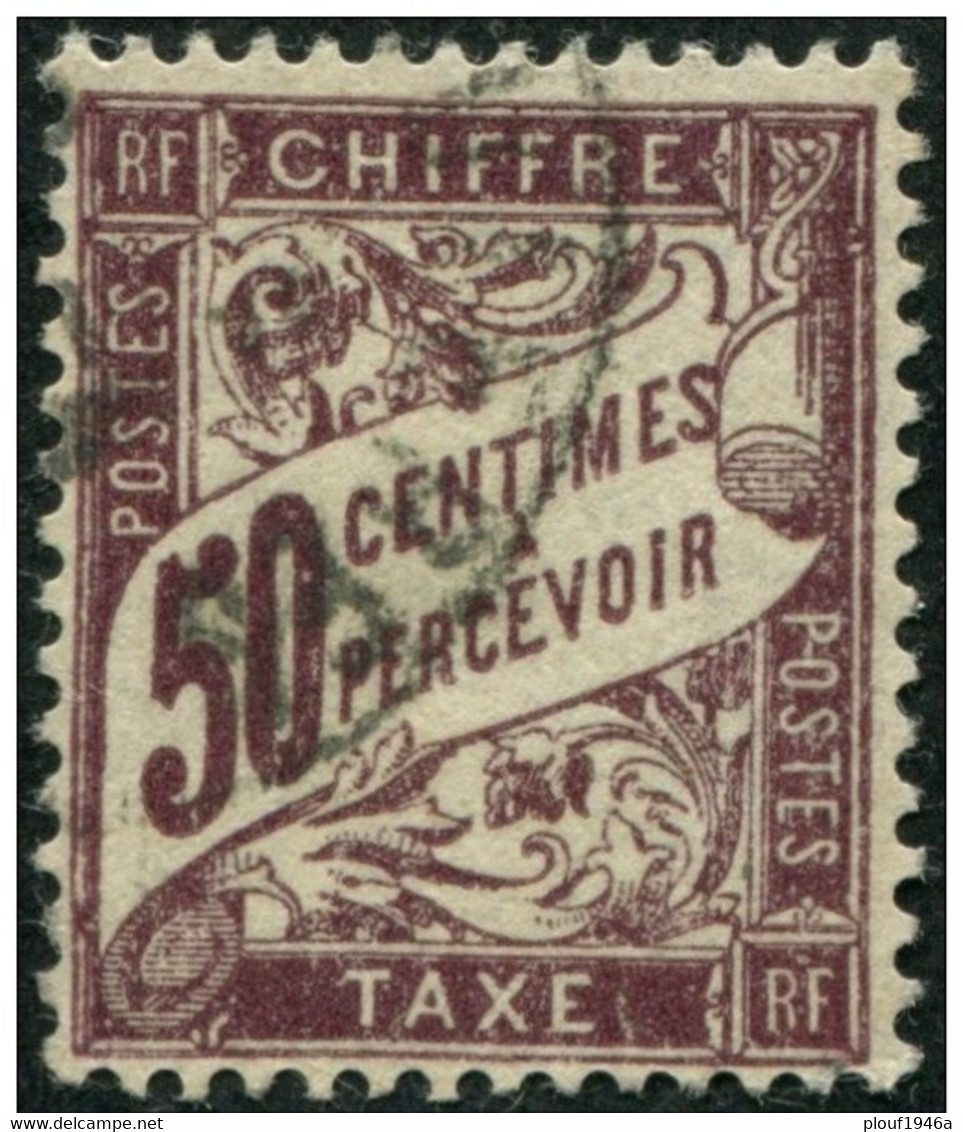Pays : 189,03 (France : 3e République)  Yvert Et Tellier N° : Tx  37 (o) - 1859-1959 Oblitérés
