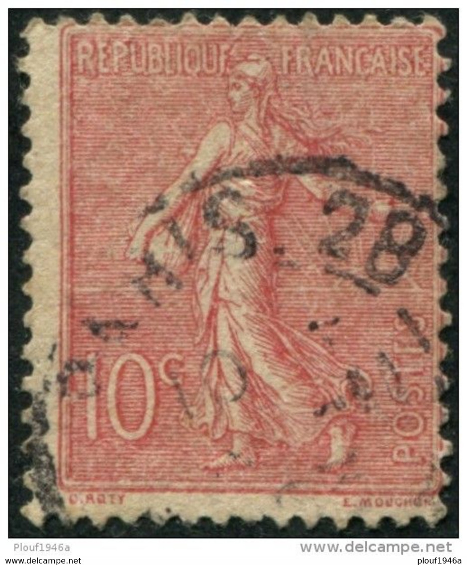 Pays : 189,03 (France : 3e République)  Yvert Et Tellier N° :  129 (o) - 1903-60 Semeuse Lignée