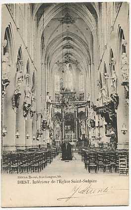 Diest - Intérieur De L'Eglise Saint-Sulpice - Diest