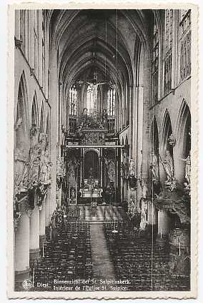 Diest - Binnenzicht Der St Sulpitiuskerk ( Intérieur De L'Eglise St Sulpice ) - Diest