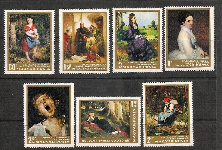 Hongrie YT 1865/71 ** , Galerie Nationale De Budapest - Unused Stamps