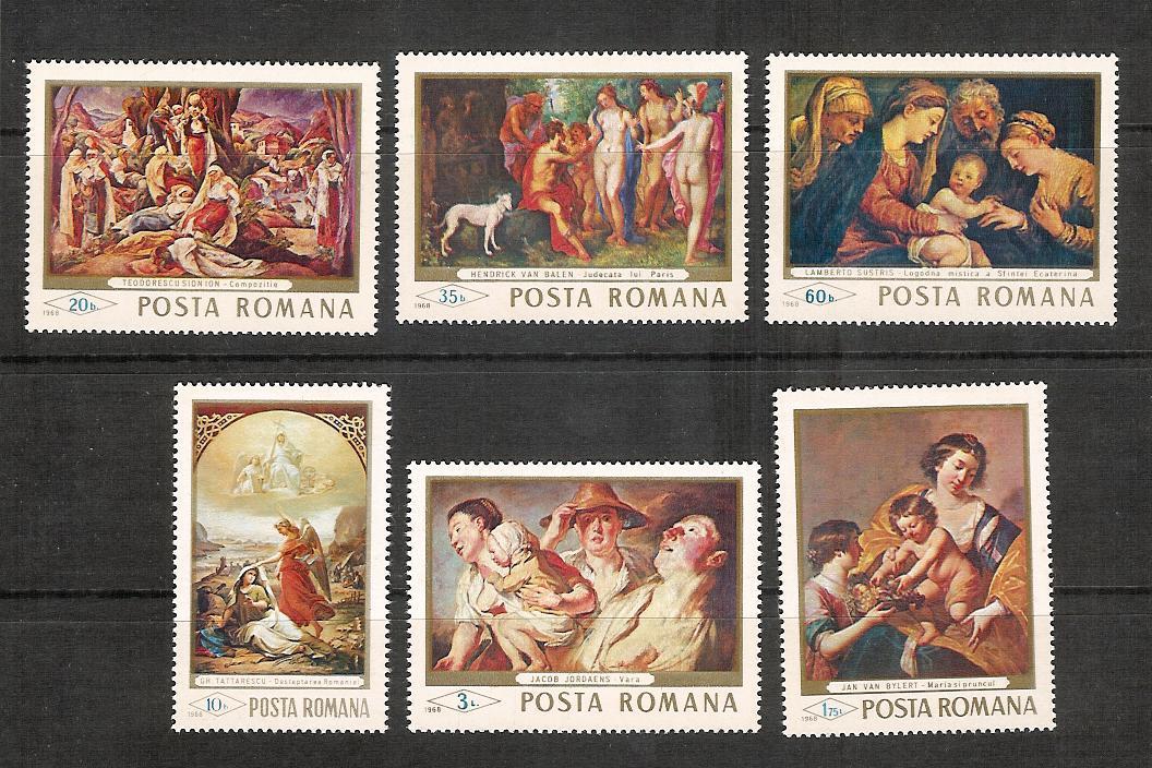 Roumanie YT 2408/13 ** , Tableaux De La Galerie Nationale De Bucarest - Unused Stamps