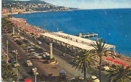 Nice 170 La Promenade Des Anglais Et Le Mont-baron - Plazas