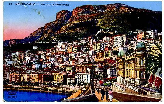 MONACO    Vue Sur La Condamine  ANIMeE  COLORISeE - La Condamine