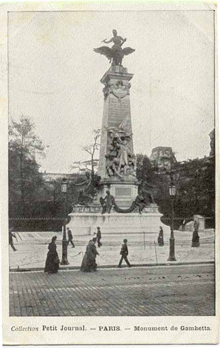 75 - PARIS  - Monument De Gambetta - Arrondissement: 20