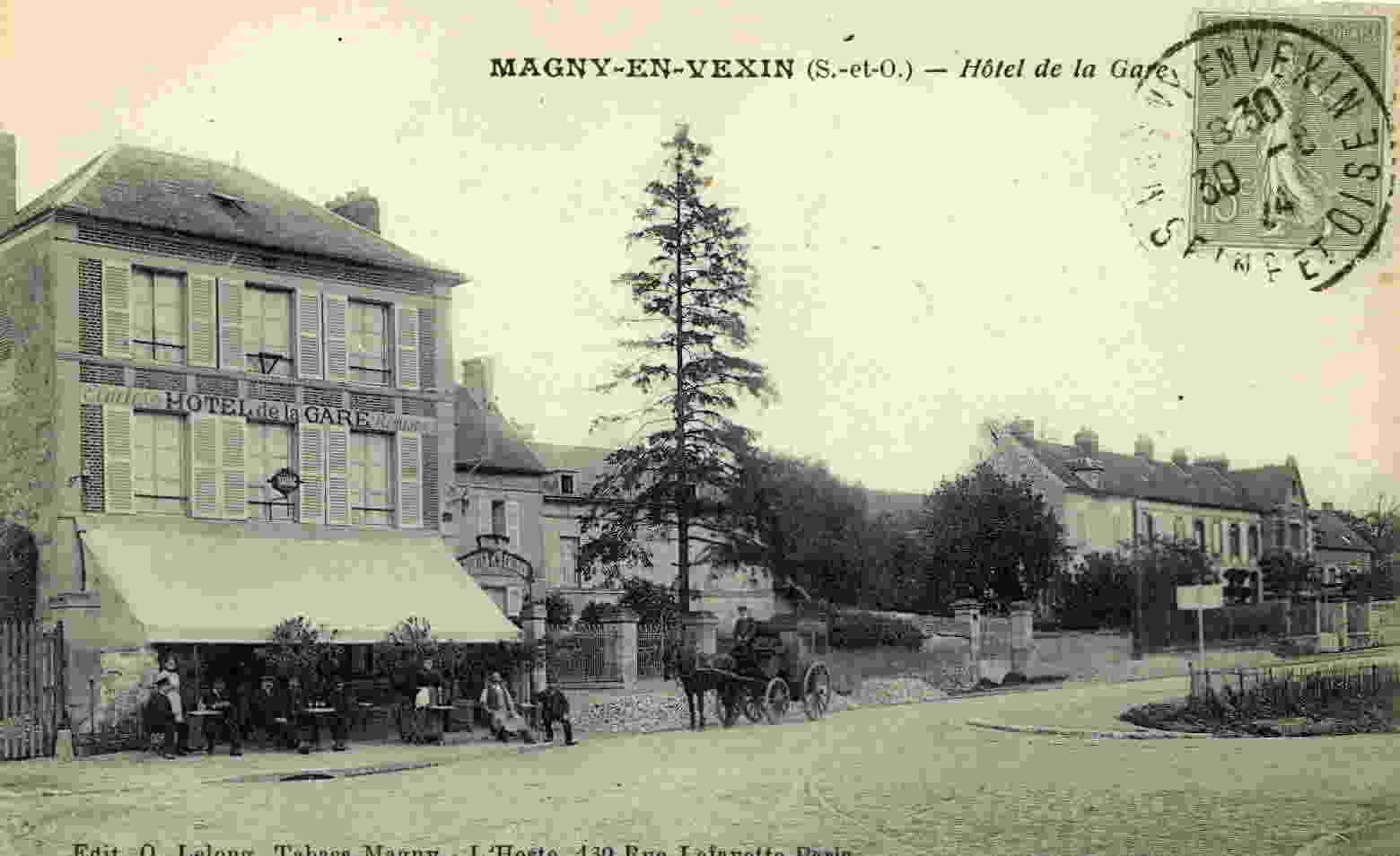 MAGNY-EN-VEXIN - Hôtel De La Gare - Magny En Vexin