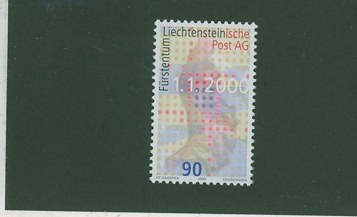 L0294 Nouvelle Entreprise Postale Post Ag 1167 Liechtenstein 2000 Neuf ** - Neufs