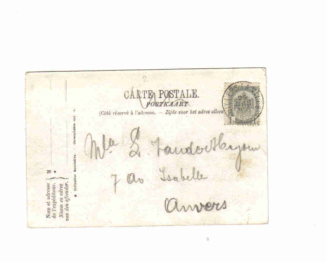 Villers La Ville L´eglise Cote Nord 1905 - Villers-la-Ville