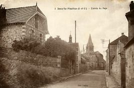 JOUY Le MOUTIER - Entrée Du Village - Jouy Le Moutier