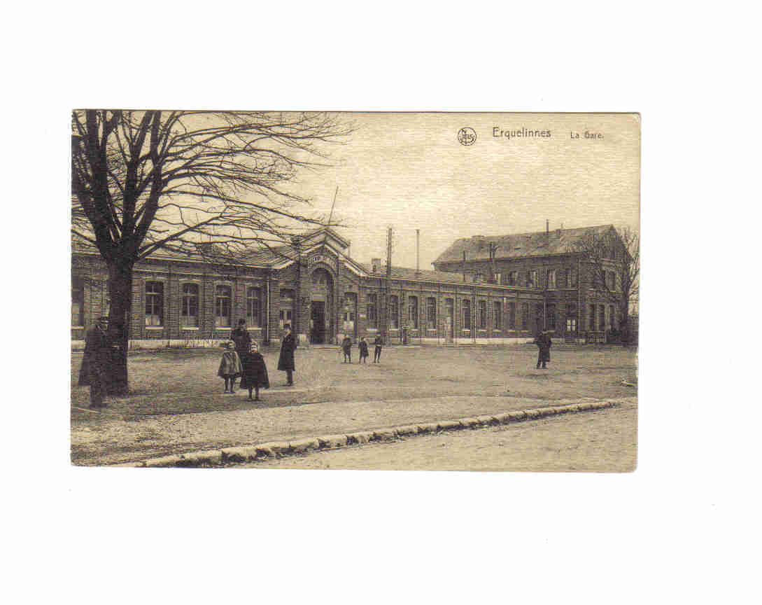 Erquelinnes La Gare 1924 - Erquelinnes