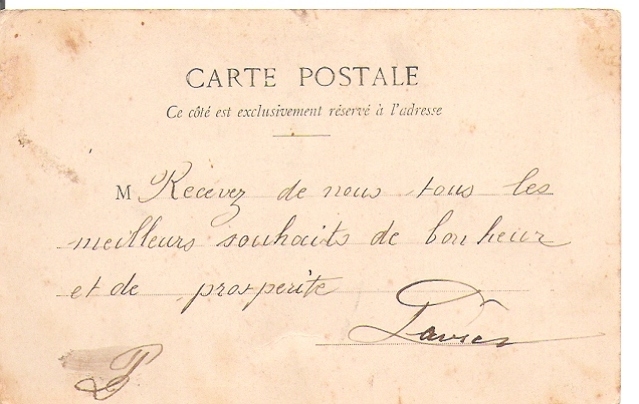 LES FAVEURS DE L'ANNEE NOUVELLE   "1904"   PROSPERITE    AMOUR  BONHEUR REUSSITE   N°A160 - Nouvel An