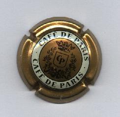 Muselet "CAFE DE PARIS" - Schuimwijn