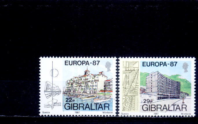 Gibraltar 1987 - Yv.no.530/1 Neufs** - 1987