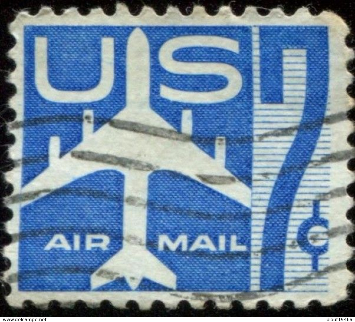 Pays : 174,1 (Etats-Unis)   Yvert Et Tellier N° : Aé   50 (o) - 2a. 1941-1960 Usados