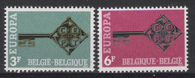 Belgie OCB 1452 / 1453 (**) - 1968