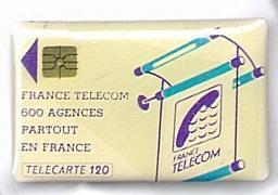 France Telecom :telecarte 120 Unités - Telecom De Francia