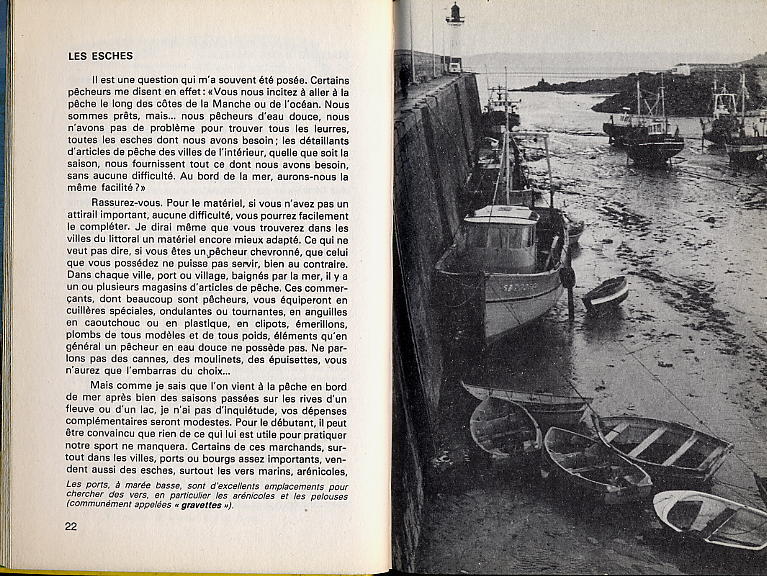 CONNAITRE ET REUSSIR LA PECHE EN BORD DE MER  -  1981  -  214 PAGES  -  QUELQUES PHOTOS ET CROQUIS - Chasse/Pêche