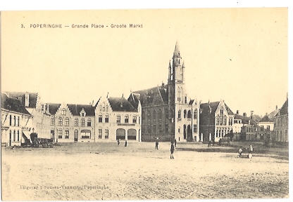 BELGIQUE POPERINGHE GRANDE PLACE - Poperinge