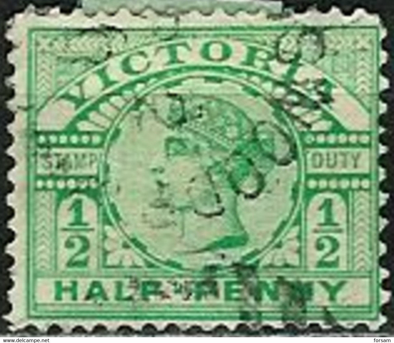 AUSTRALIA..VICTORIA..1890 /99..Michel #  A 108..used. - Used Stamps