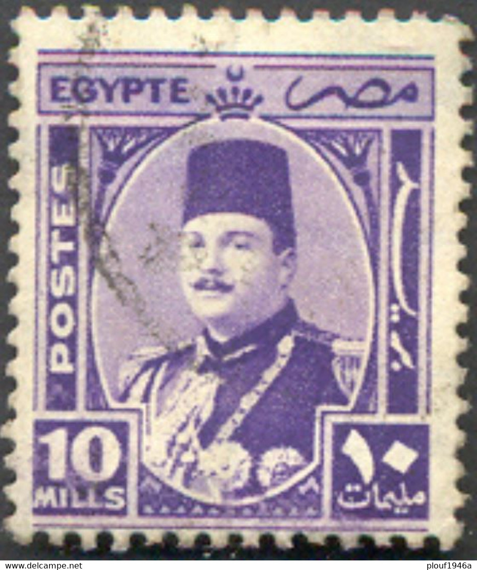 Pays : 160,31 (Egypte : Royaume (Farouk Ier)   Yvert Et Tellier N° :   228 (o) - Used Stamps