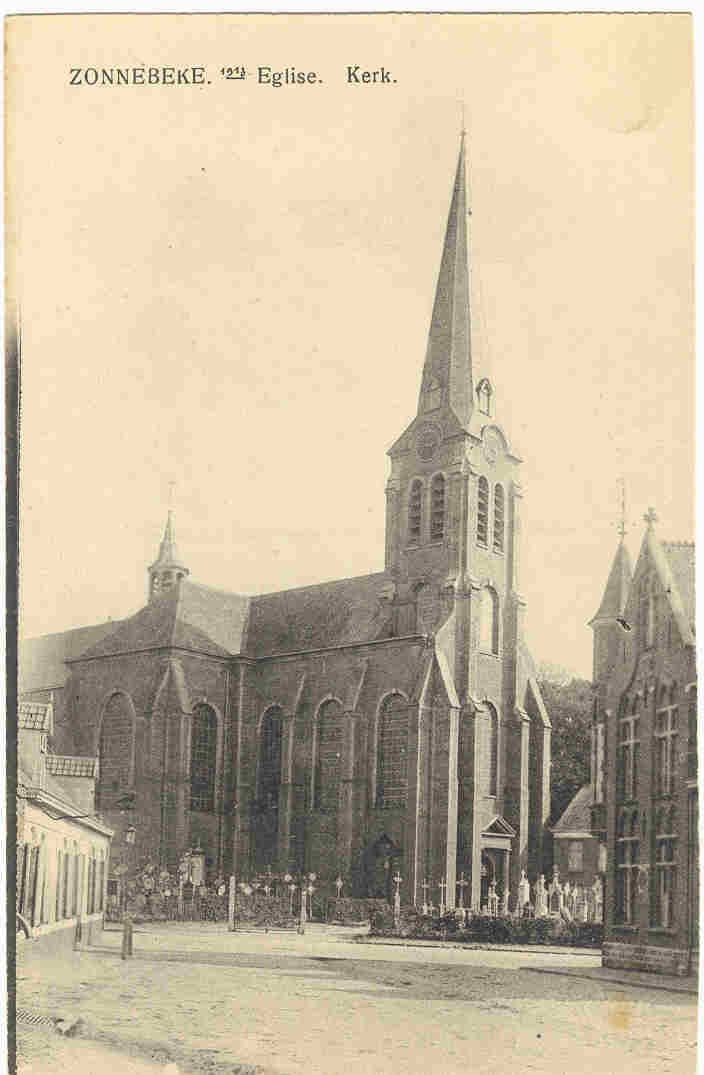 ZONNEBEKE - EGLISE  KERK - Zonnebeke