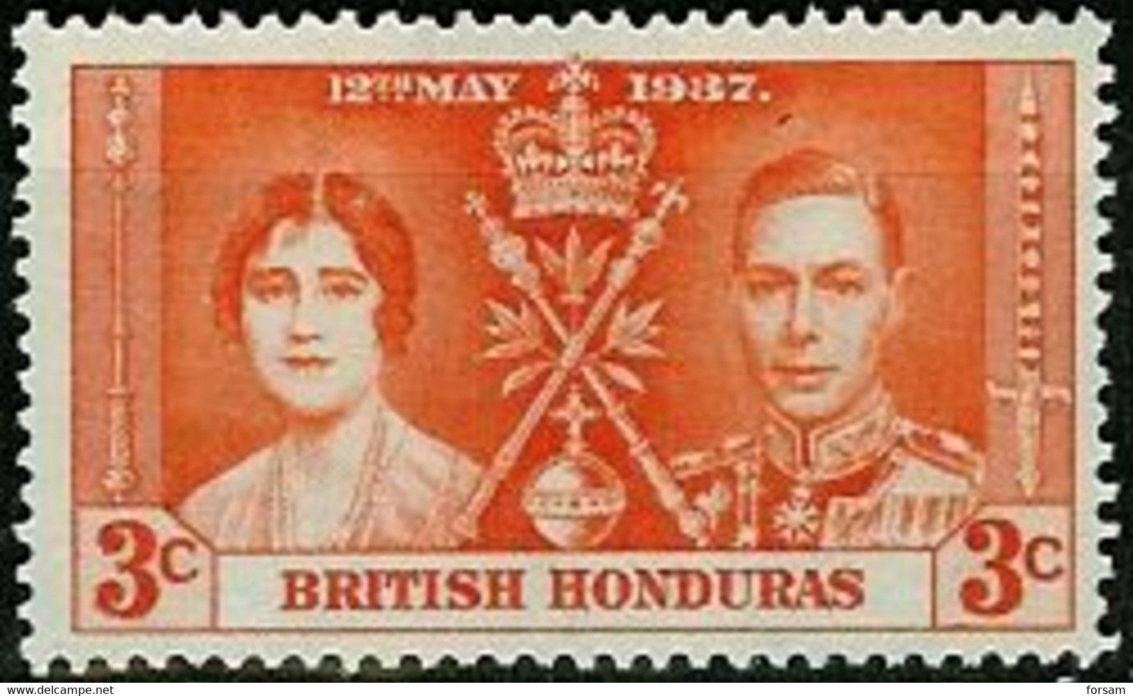 BRITISH HONDURAS..1937..Michel # 109..MLH. - British Honduras (...-1970)