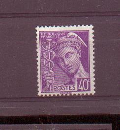 France  -  N° 413 * - 1938-42 Mercurio