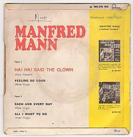 MANDRED MANN :  " HA ! HA ! SAID THE CLOWN  "  + 3 Titres - Disco, Pop