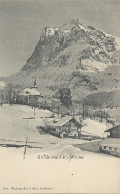 Grindelwald En Hiver, Im Winter , Précurseur - Grindelwald
