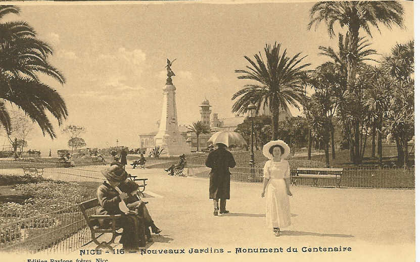 06  NICE  NOUVEAUX JARDINS  MONUMENT DU CENTENAIRE            N°A199 - Monuments, édifices