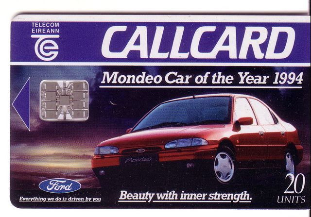 Ireland - Irlande - Irish - Automobile – Auto – Autocar – Machine– Motor Car -  Cars - FORD MONDEO Car Of The Year 1994. - Irlanda