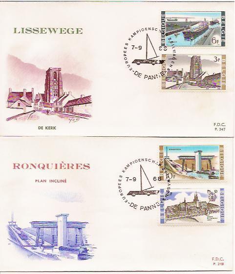 België FDC 1466/1469 De Panne  -  Toerisme - 1961-1970