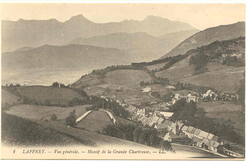 204 LAFFREY, Vue Générale, Massif De La Gd Chartreuse, 4 Ou 1, LL. - Laffrey