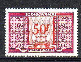 Timbre De  Monaco Taxe  Neuf  N° 38 A *** - Strafport