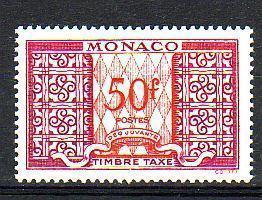 Timbre De  Monaco Taxe  Neuf  N° 38 A *** - Portomarken