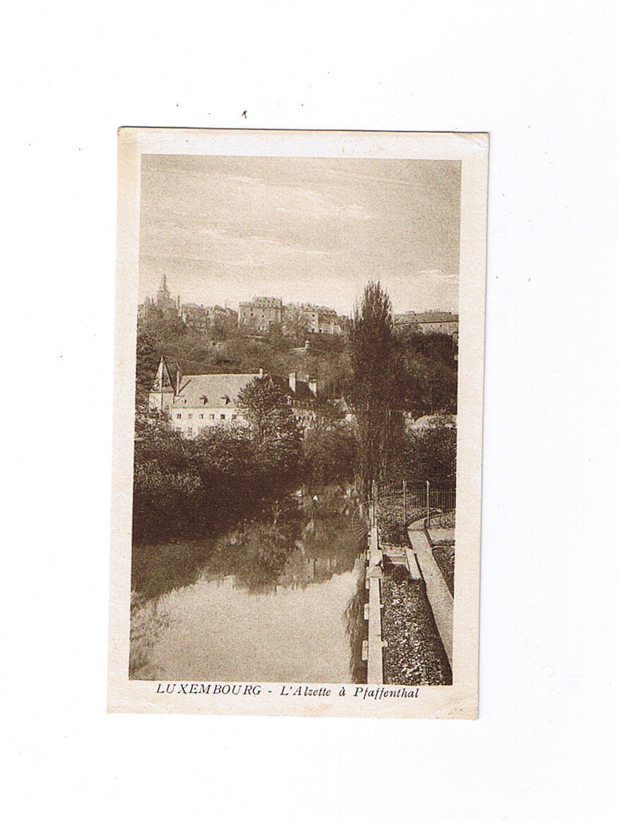 LUXEMBOURG  L Alzette   Carte Neuve - Esch-Alzette