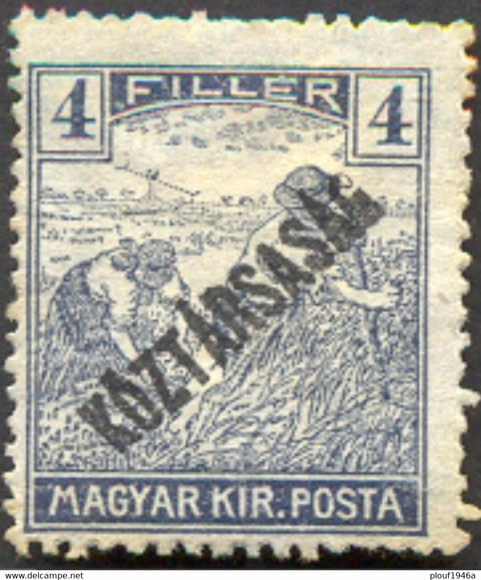 Pays : 226,1 (Hongrie : République (1))  Yvert Et Tellier N° :  200 (*) - Unused Stamps