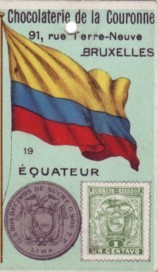 Équateur (Ecuador) - Très Ancien Chromo (vers 1890/1900) - Sonstige & Ohne Zuordnung