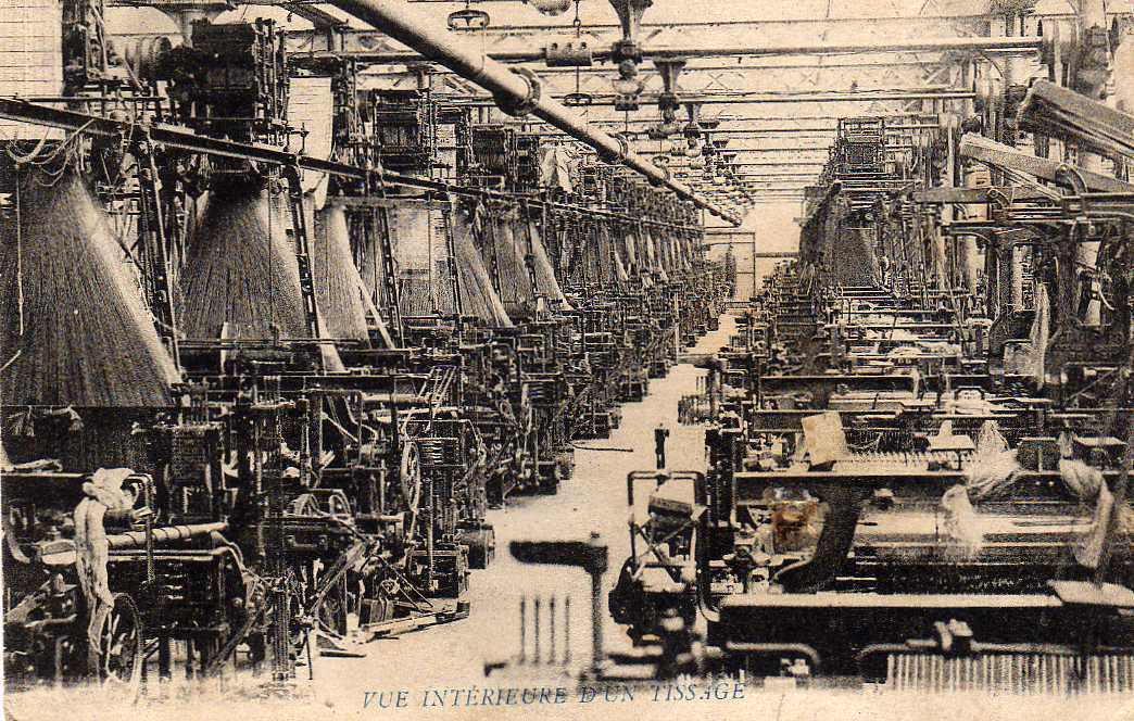 81 ?? Usine De Tissage, Vue Intérieure, Métiers, Ed Dames De France, 1916, Postée à Gaillac, A IDENTIFIER - Industry