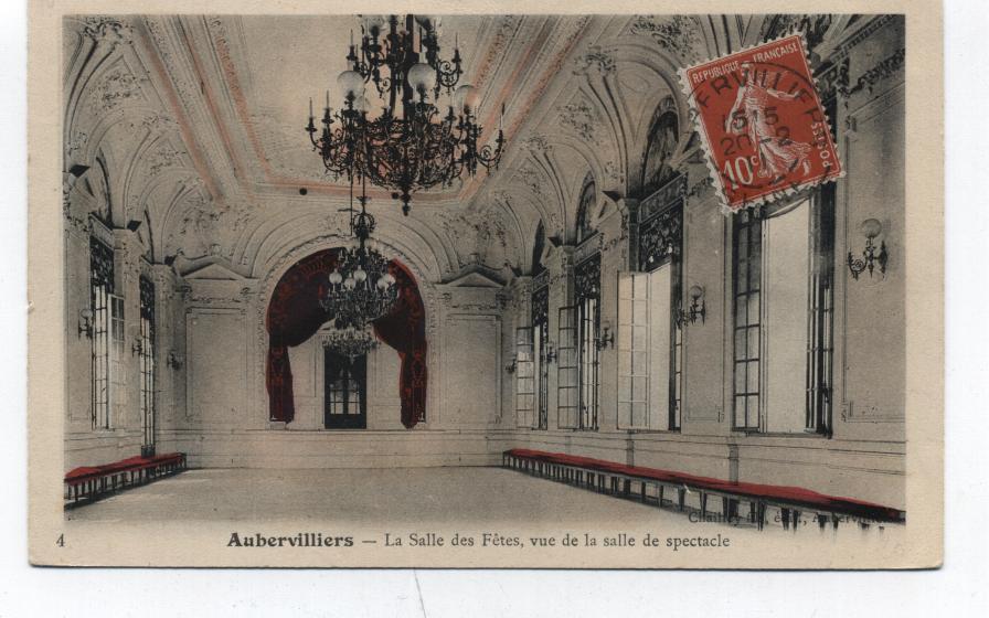 93 - AUBERVILLIERS - LA Salle Des Fêtes  - Interieur - Aubervilliers