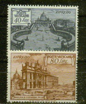 VATICAN EXPRES Nº 11 & 12 ** - Eilsendung (Eilpost)