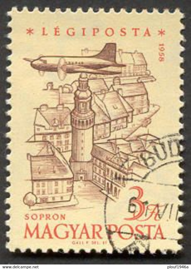 Pays : 226,6 (Hongrie : République (3))  Yvert Et Tellier N° : Aé   213-214-215-216-217-219 (o) - Used Stamps