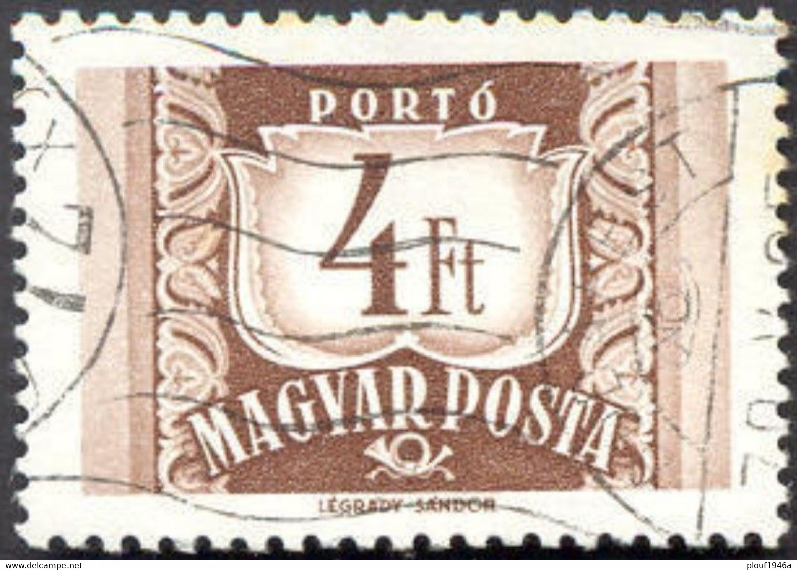 Pays : 226,6 (Hongrie : République (3))  Philatelia Hungarica Catalog : 254 - Port Dû (Taxe)