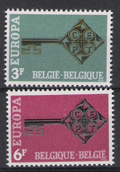 Belgie OCB 1452 / 1453 (**) - 1968