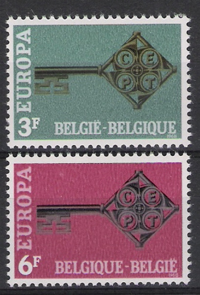 Belgie OCB 1452 / 1453 (**) - 1968