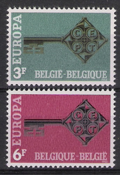 Belgie OCB 1452 / 1453 (**) - 1968